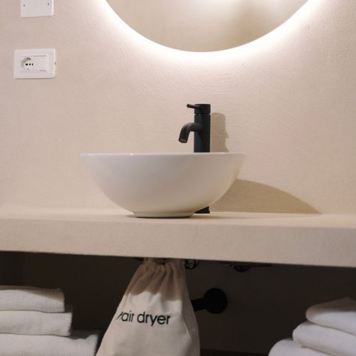 Bagno Camera Deluxe Room con Terrazzo Scalea, Casa Marinari